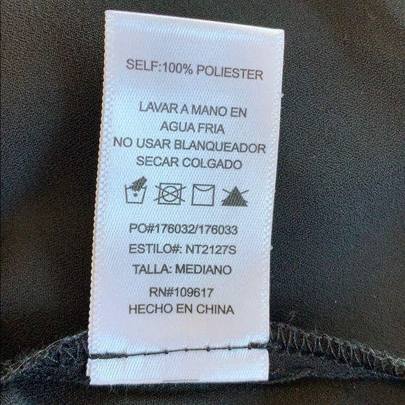 Shinestar black sleeveless semi sheer top - Picture 6 of 7